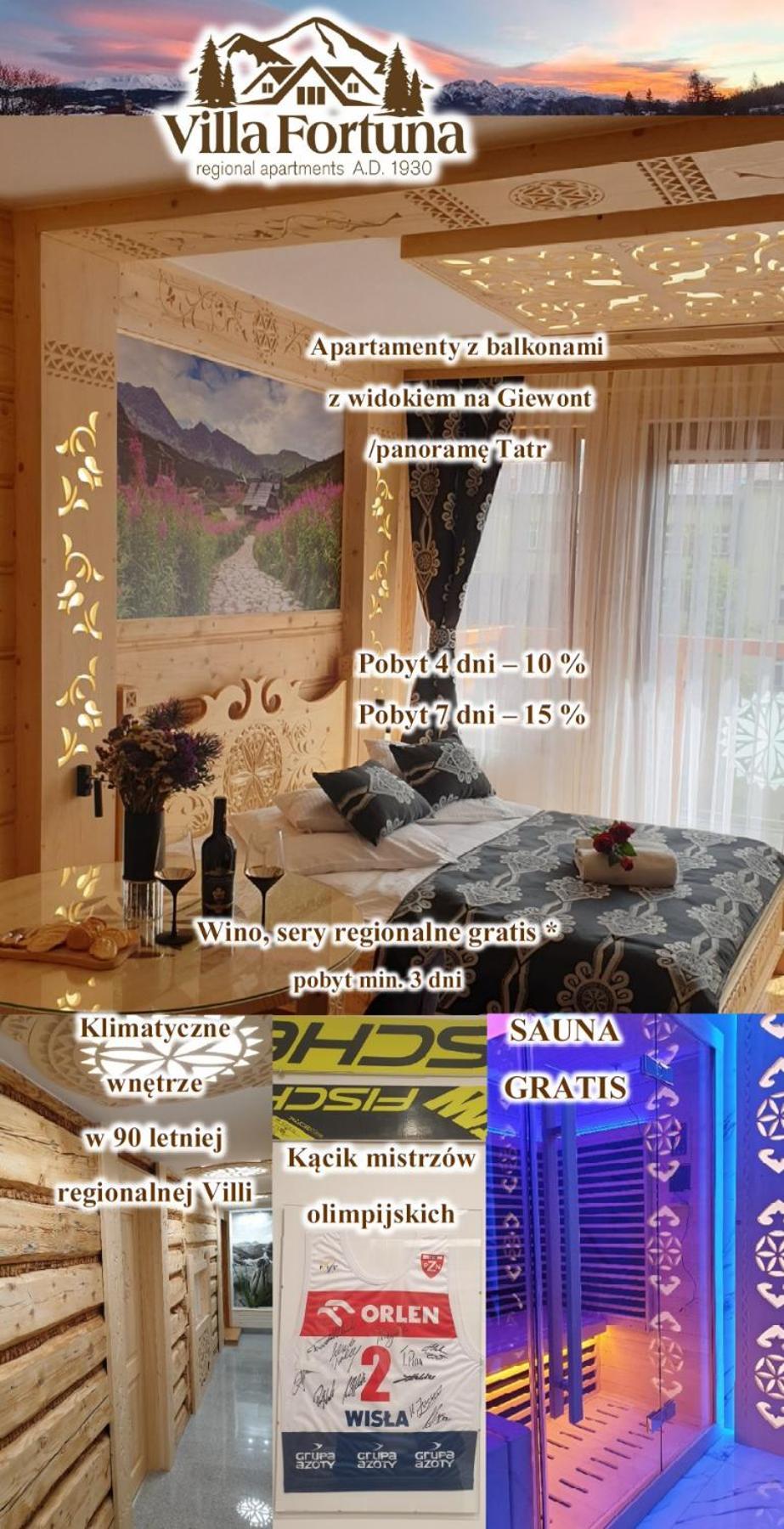 Fortuna - Regionalne & - Sauna, Grill, Jacuzzi Z Widokiem Na Tatry *
